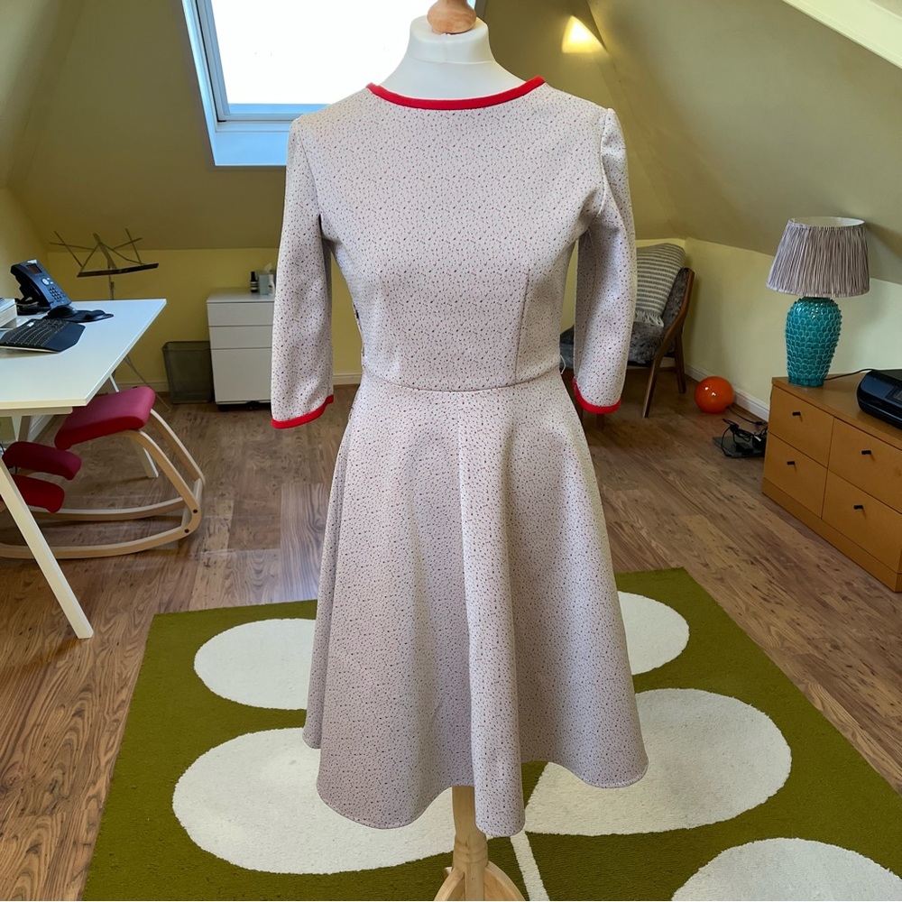 Speckled Vintage 1970s Dress